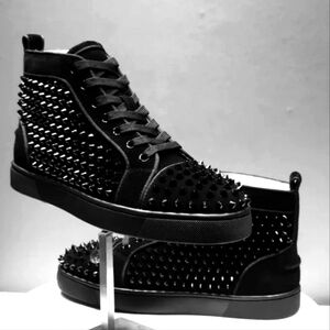 Studded Black Sneakers